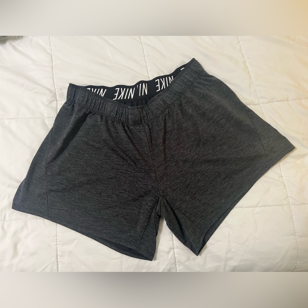 Nike Women's Charcoal Gray Athletic Shorts